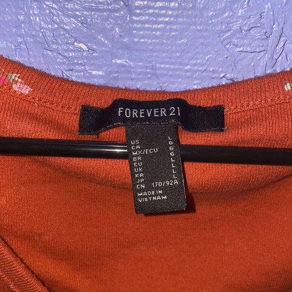 Floral scoop long sleeve - Picture 2 of 4